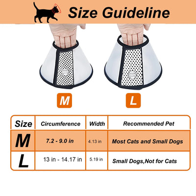 Adjustable Recovery Cone for Cats, Mini Dogs, & Rabbits AliExpress