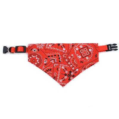 Adjustable Pet Bandana Collar Scarf