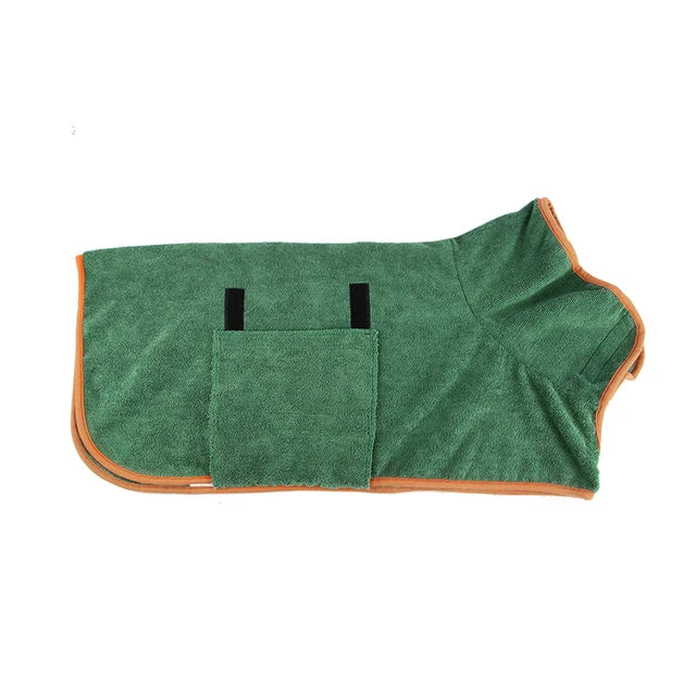 Microfiber Quick-Dry Dog Bathrobe