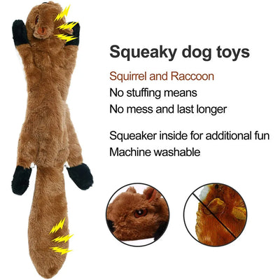 Durable Stuffing-Free Squeaky Dog Toy with Crinkle AliExpress