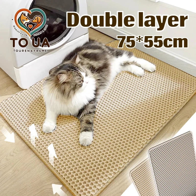 Double Layer Waterproof EVA Cat Litter Pad – Easy Clean AliExpress