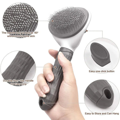 Self-Cleaning Pet Hair Brush