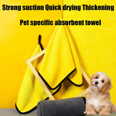 Super Absorbent Quick-Dry Bath Towel for Pets AliExpress