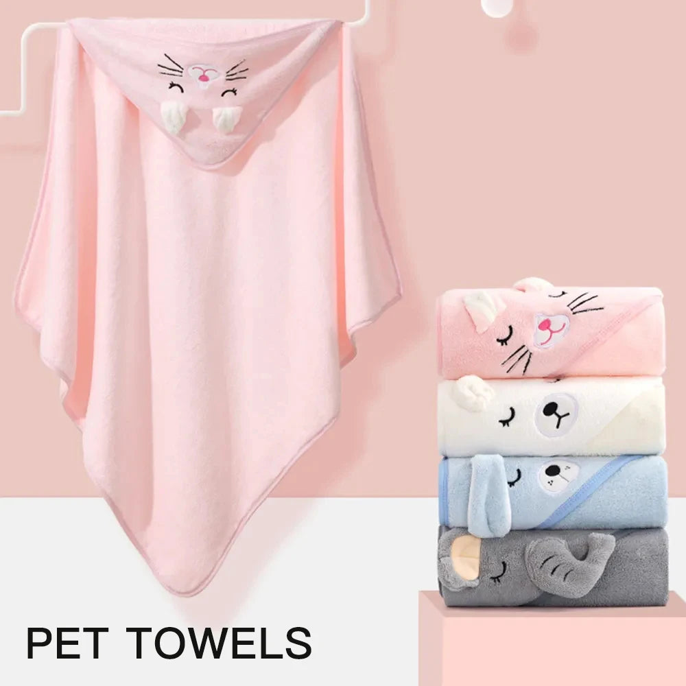 Warm Quick-Dry Pet Bathrobe