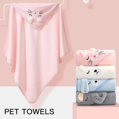 Warm Quick-Dry Pet Bathrobe