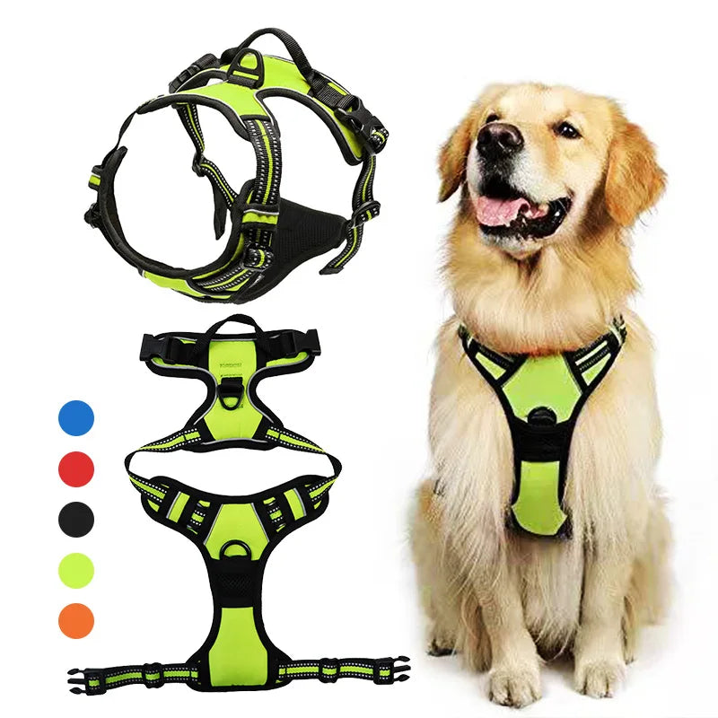 Reflective Breathable Pet Harness Vest