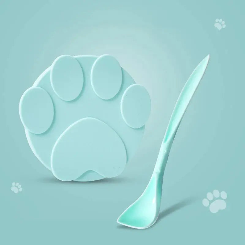 2-in-1 Silicone Pet Food Lid and Sealer Spoon - Poochi Paws