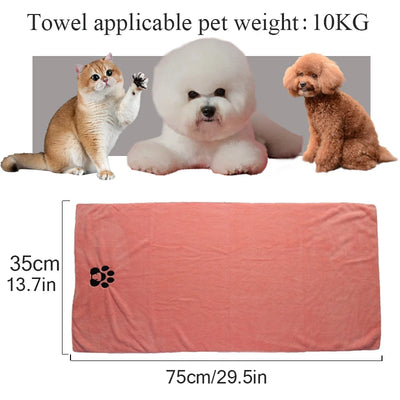 Soft Pet Bath Towel