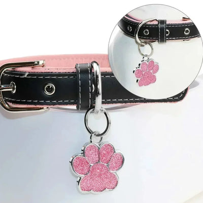 Glitter Paw Pet ID Tag