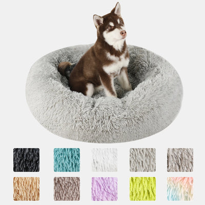 Plush Donut Dog Bed for Cozy Comfort AliExpress