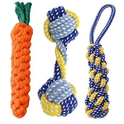 Carrot Knot Durable Rope Chew Toy for Dogs AliExpress