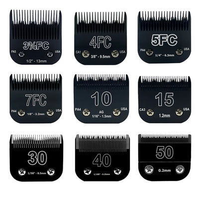 Detachable Dog Grooming Clipper Blades Set AliExpress