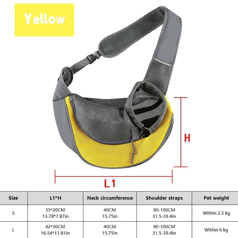 Breathable Pet Travel Sling