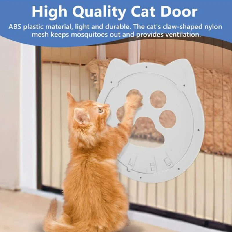 Magnetic Self-Closing Pet Door for Small Dogs & Cats AliExpress