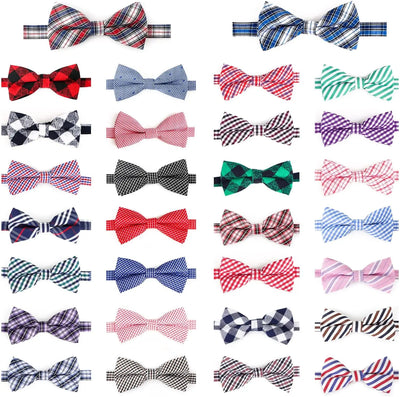 Colorful Dog Bow Tie Set