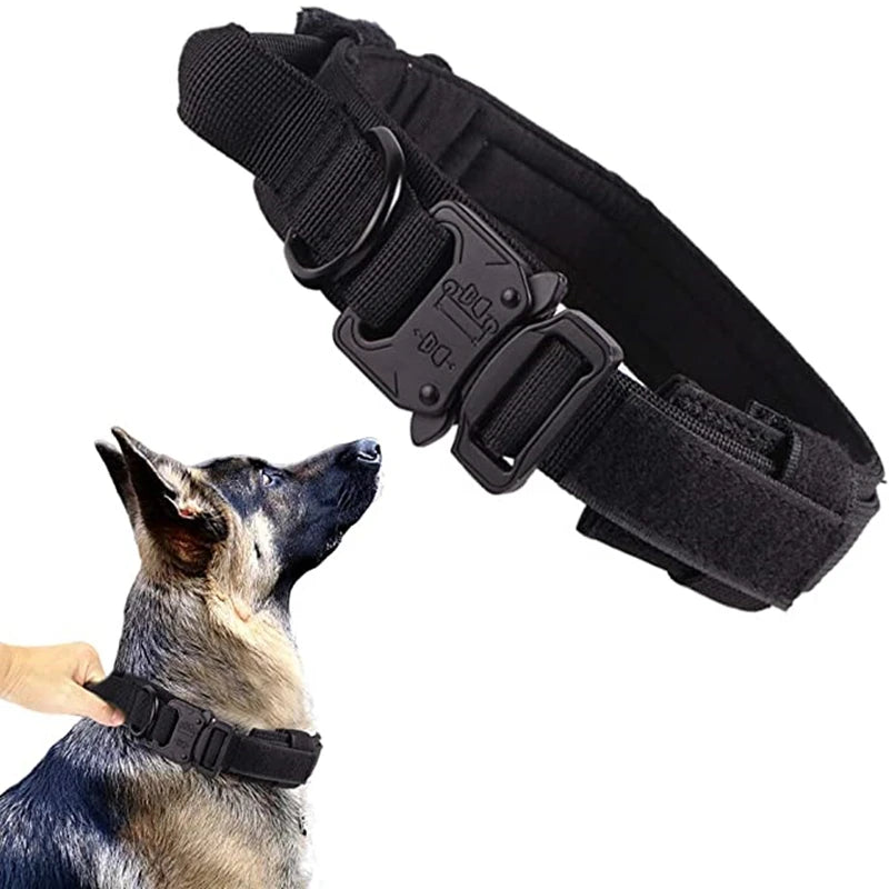 Tactical Dog Collar Leash Set