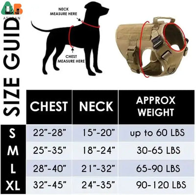 Tactical Dog Training Harness