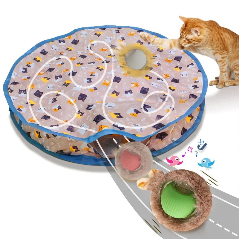 Motion-Activated Interactive Cat Toy Ball AliExpress