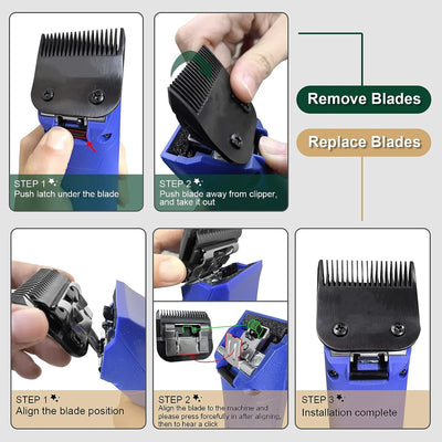 Detachable Dog Grooming Clipper Blades Set AliExpress