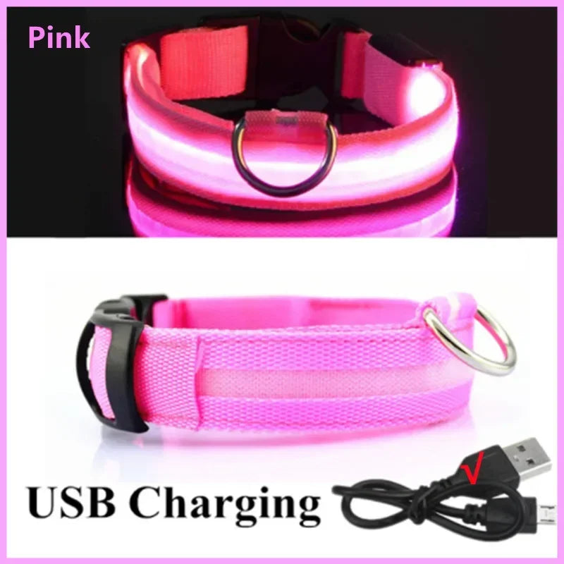 USB LED Glow Dog Collar