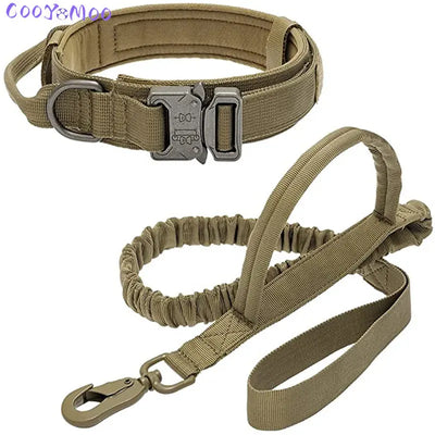 Tactical Dog Collar Leash Set