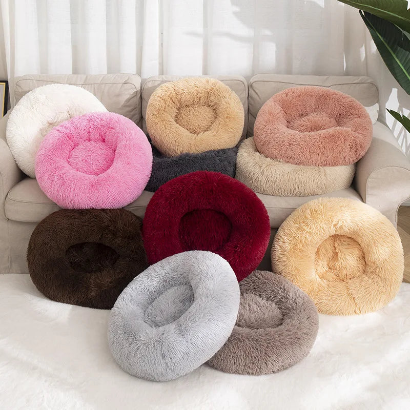 Plush Donut Dog Bed for Cozy Comfort AliExpress