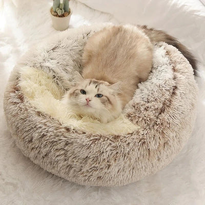 Cozy Plush Enclosed Bed for Cats & Small Pets AliExpress