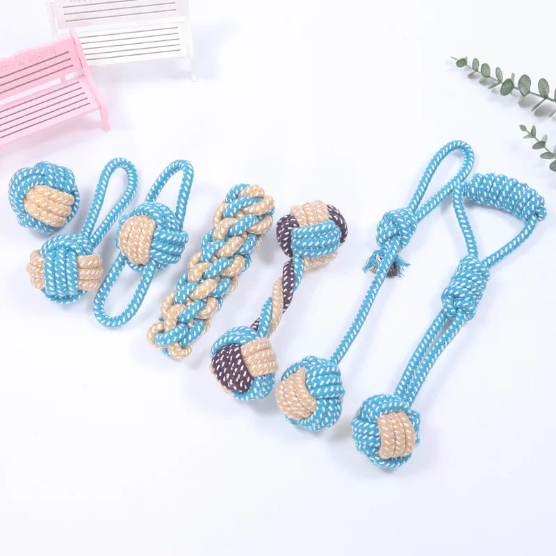 Interactive Cotton Rope Dog Toy for Chewing Fun AliExpress