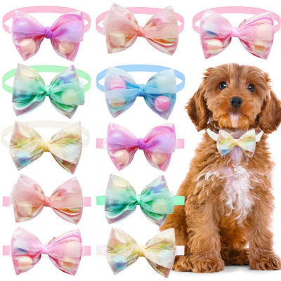 Lace Dog Bow Tie Set - 50 pcs set