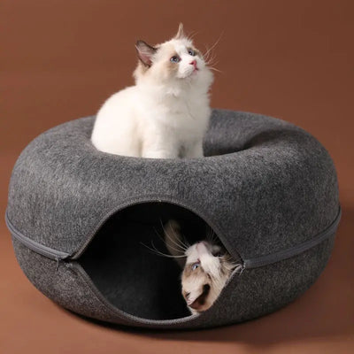 Donut Cat Bed & Tunnel Interactive Playhouse AliExpress