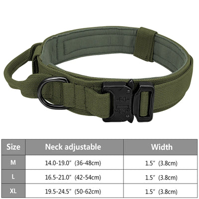 Military-Grade Tactical Dog Collar