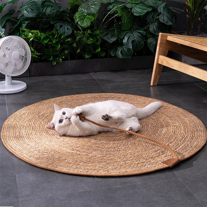 Rattan Cat Scratcher Mat for Sharpening Nails AliExpress