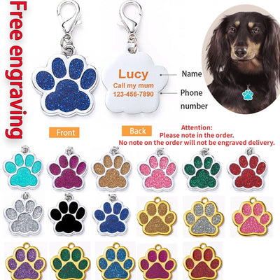 Custom Engraved Stylish Pet ID Tag