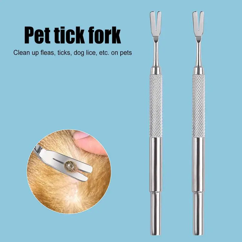 Stainless Steel Tick Remover Kit for Dogs and Cats AliExpress