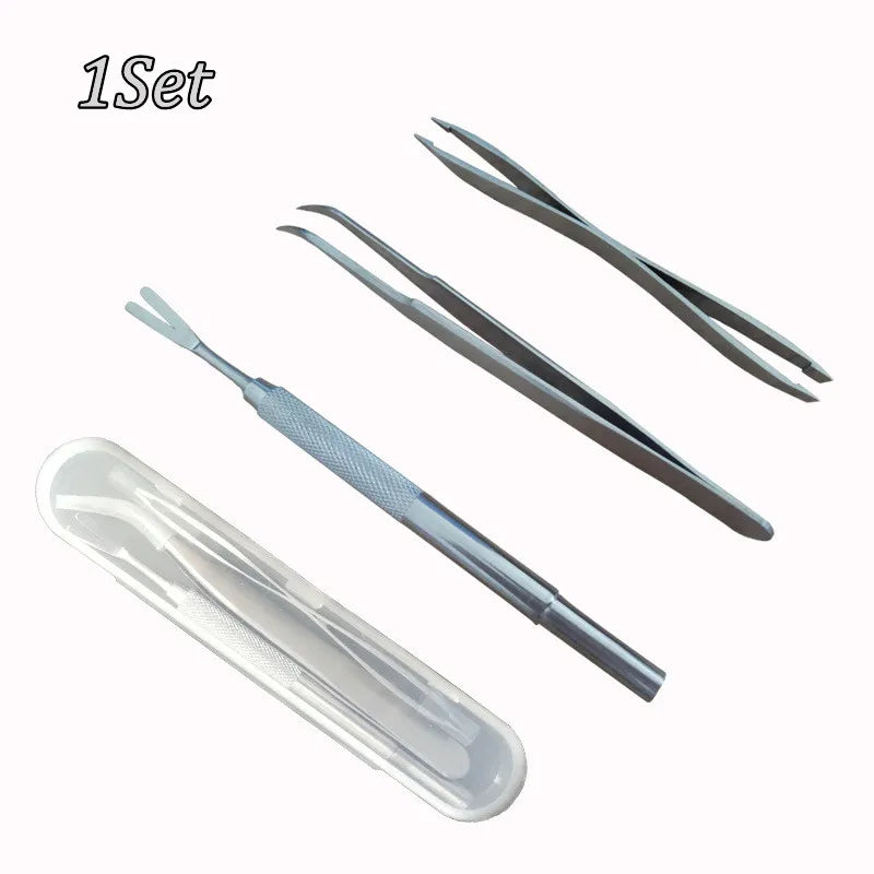 Stainless Steel Tick Remover Set