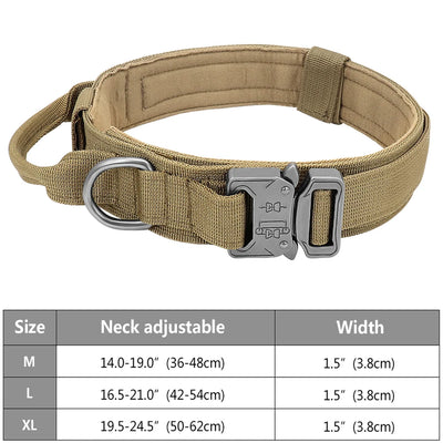 Military-Grade Tactical Dog Collar