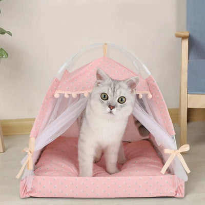 Sweet Princess Foldable Cat Bed & Cozy Dog House AliExpress