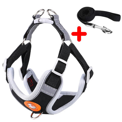 Reflective No-Pull Dog Harness Set