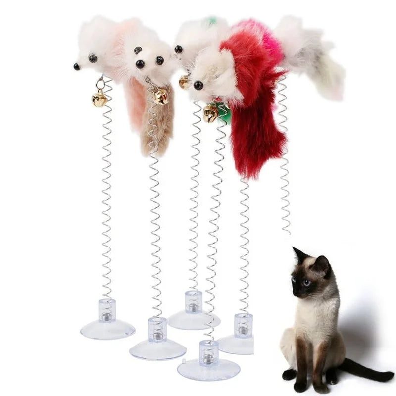 Interactive Feather Cat Toy with Mini Bell AliExpress