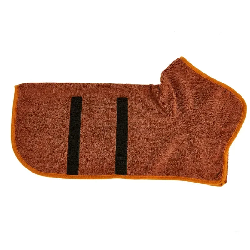 Fast-Dry Dog Bathrobe Towel