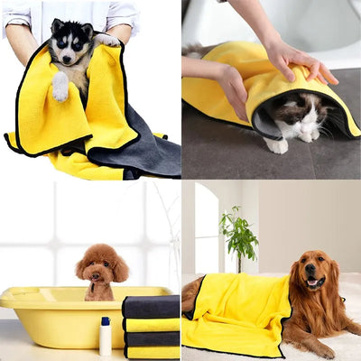 Quick-Dry Pet Bath Towel