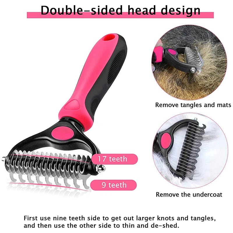 Professional Dog Deshedding Brush