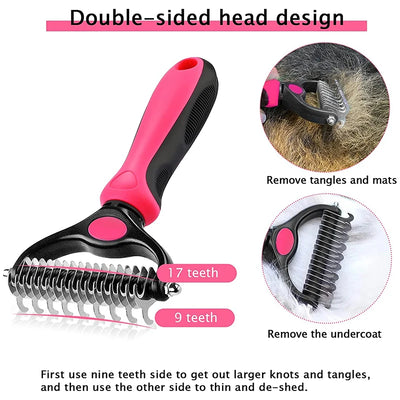 Professional Dog Deshedding Brush