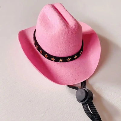 Adjustable Funny Pet Dog Hat Outdoor Summer Pet Accessories Dogs Cats Headwear Cowboy Hats Dog Cat Poochi Paws