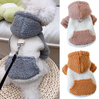 Berber Fleece Hooded Sweater for Small Dogs AliExpress