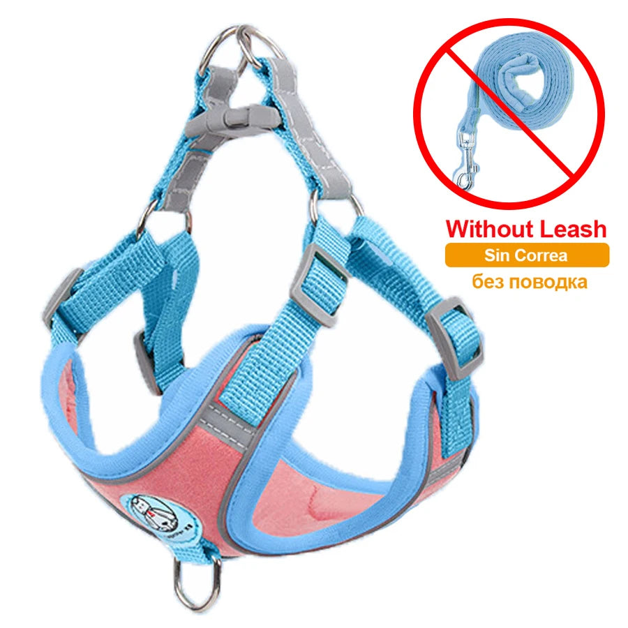 Reflective No-Pull Dog Harness Set