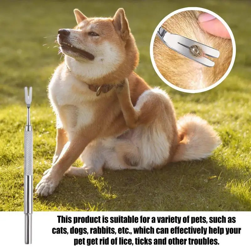 Stainless Steel Tick Remover Kit for Dogs and Cats AliExpress