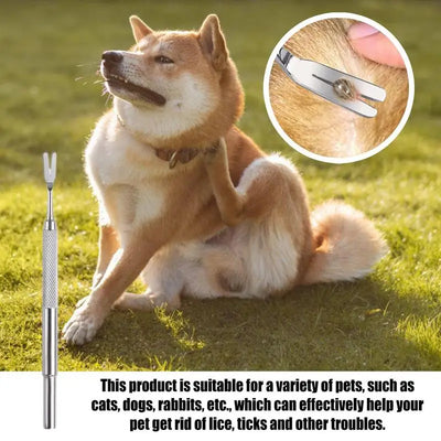 Stainless Steel Tick Remover Kit for Dogs and Cats AliExpress