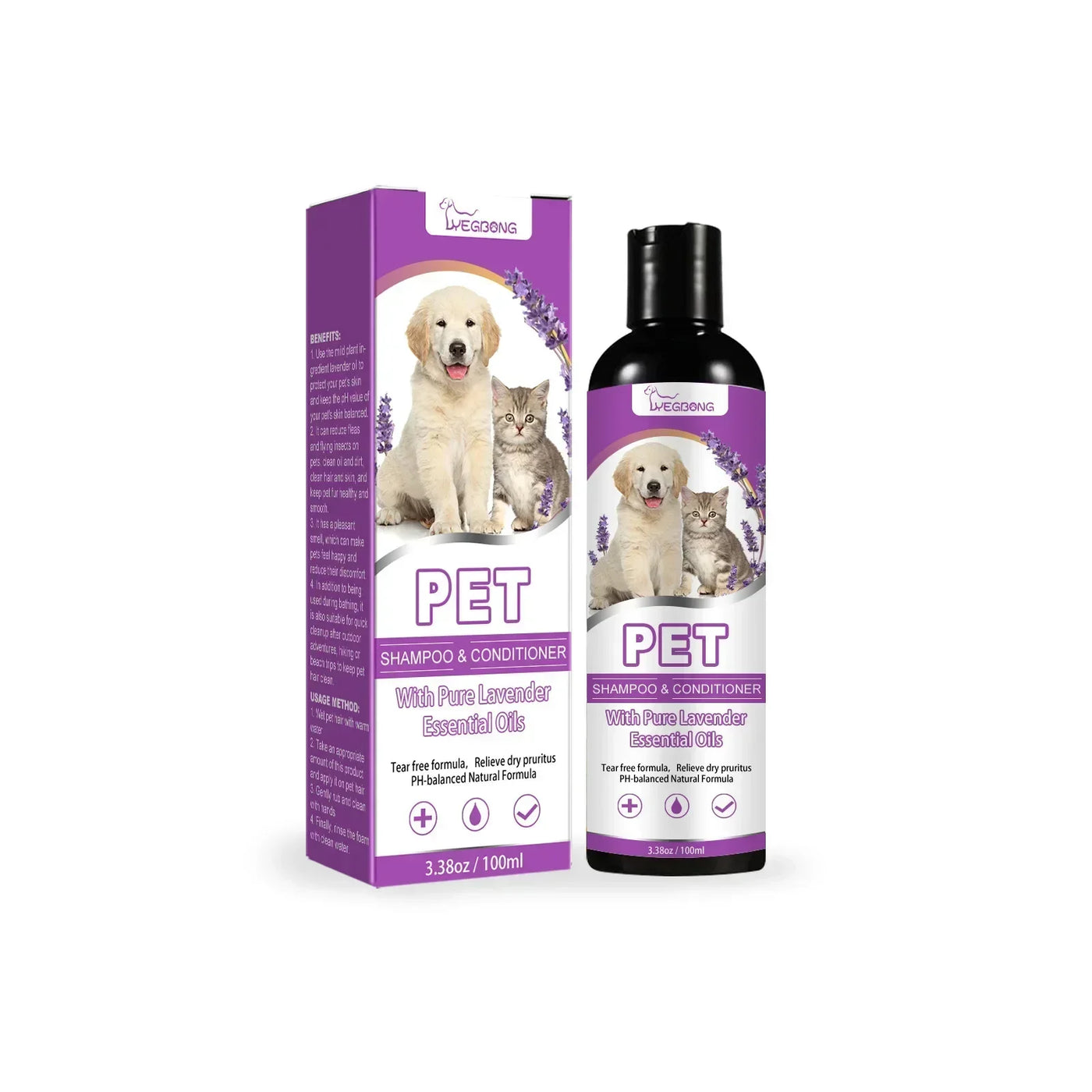 Pet Shampoo & Conditioner for Delicate Coats