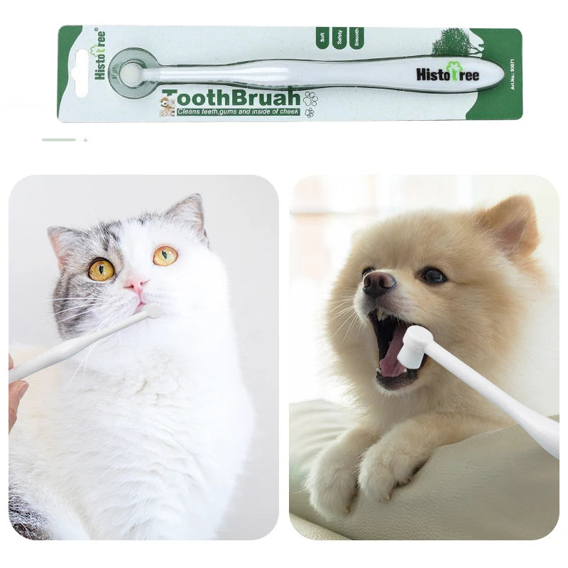 Soft Bristle Pet Toothbrush for Fresh Breath & Clean Teeth AliExpress